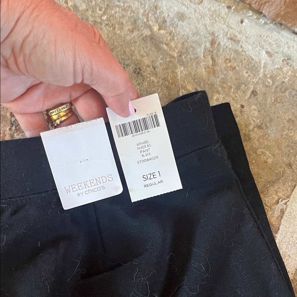 Chico's Weekends Black Trousers